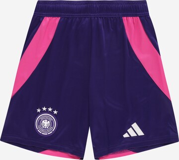 ADIDAS PERFORMANCE Обычный Спортивные штаны 'Germany 24 Away' в Лиловый: спереди