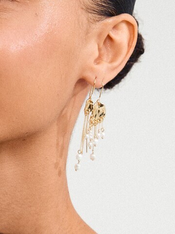 Pilgrim Ohrringe 'Breeze' in Gold: Vorderseite