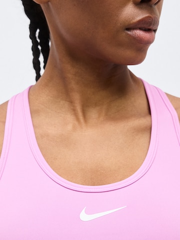 NIKE Μπουστάκι Αθλητικό σουτιέν 'SWOOSH' σε ροζ