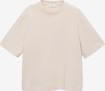T-shirt 'SITA' MANGO en beige : devant
