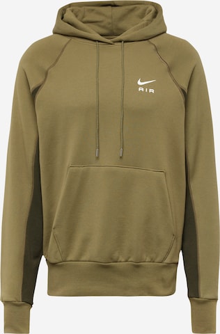 Bluză de molton 'Air' de la Nike Sportswear pe verde: față