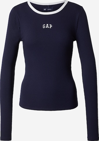 T-shirt Gap Petite en bleu : devant