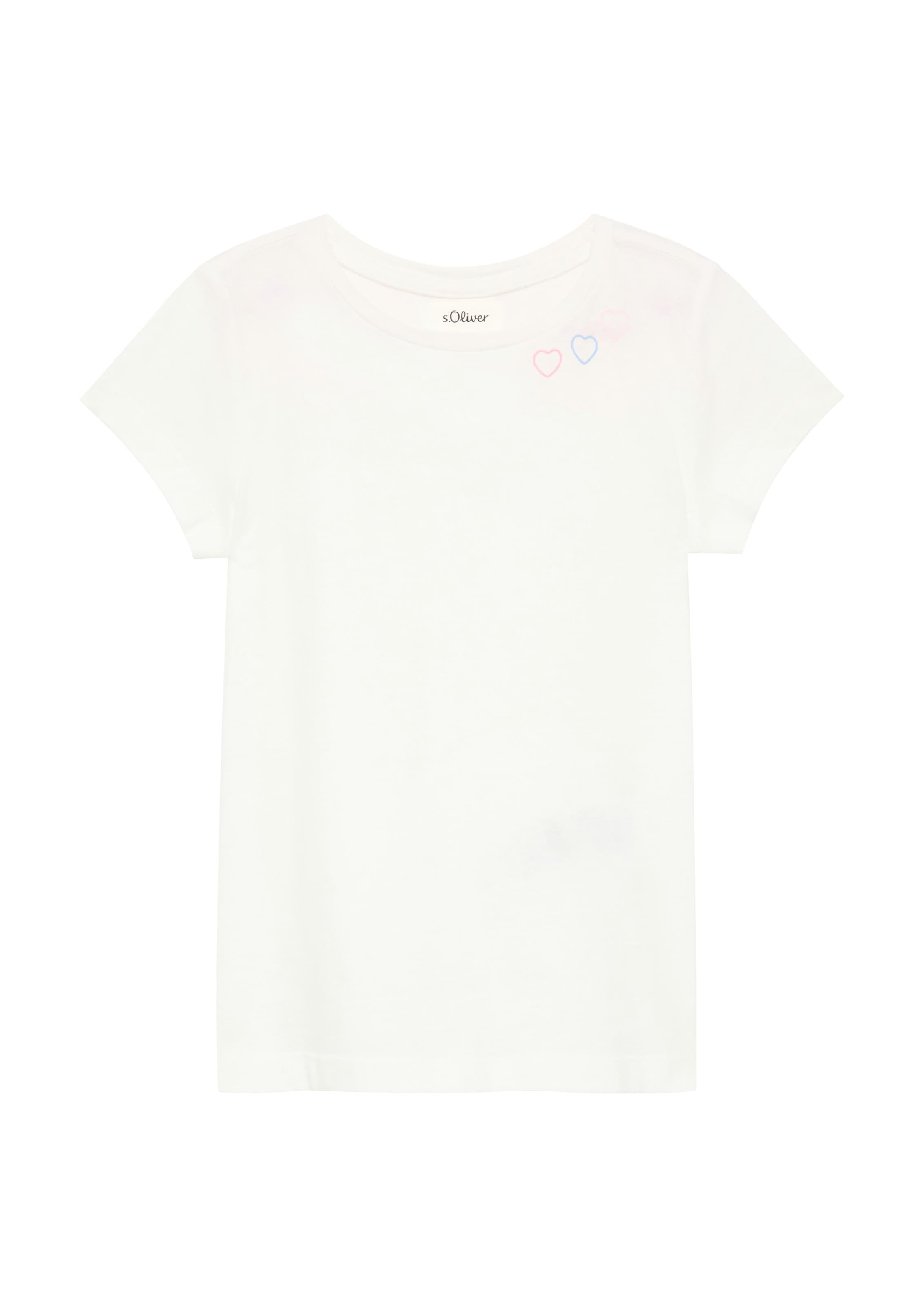 T-Shirt s.Oliver en blanc : devant