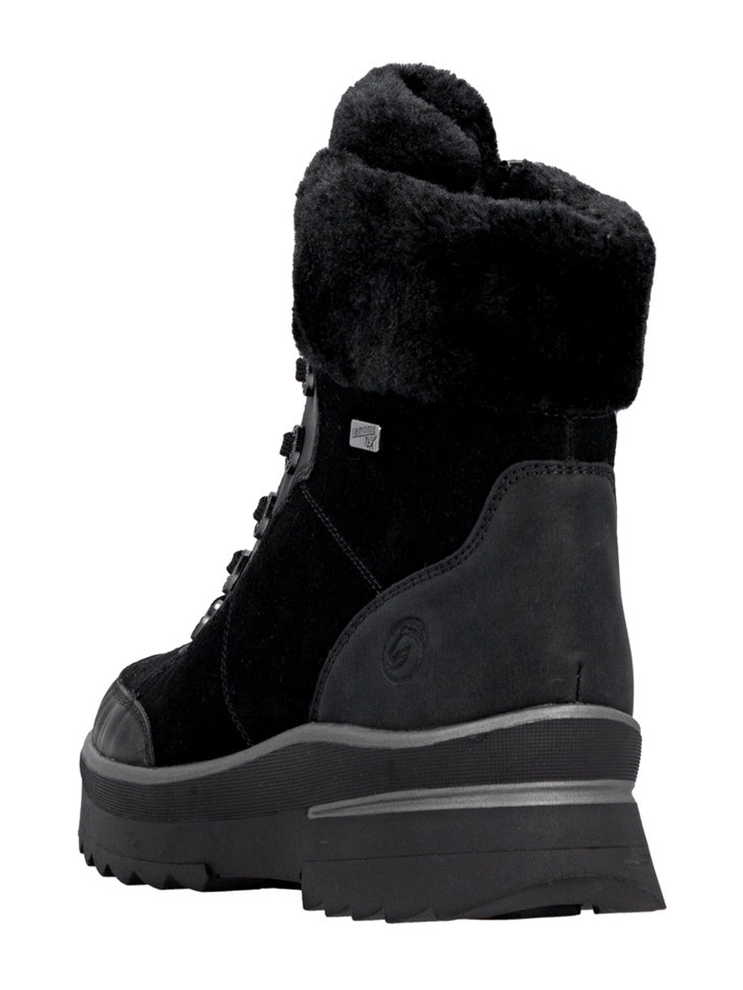 REMONTE Lace-up bootie in Black