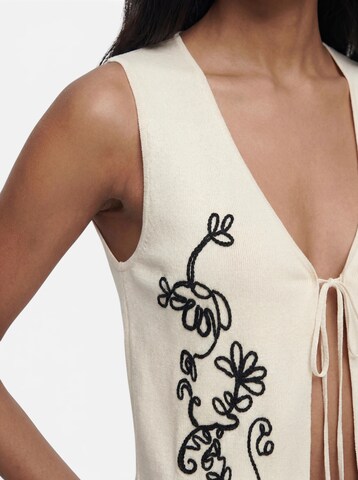 ONLY - Chaleco de punto 'ONLESTA' en beige