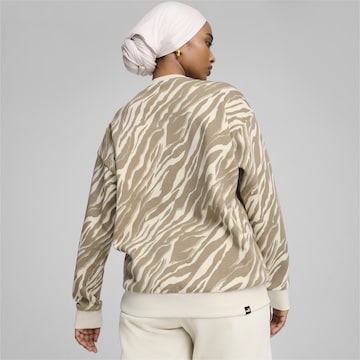 PUMA Sweatshirt 'ESS+ ANIMAL' in Braun