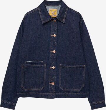 Pull&Bear Between-Season Jacket in Blue: front