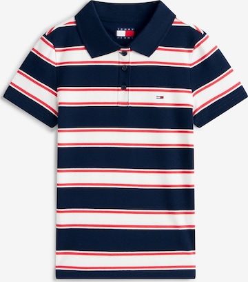 T-shirt Tommy Jeans en bleu : devant