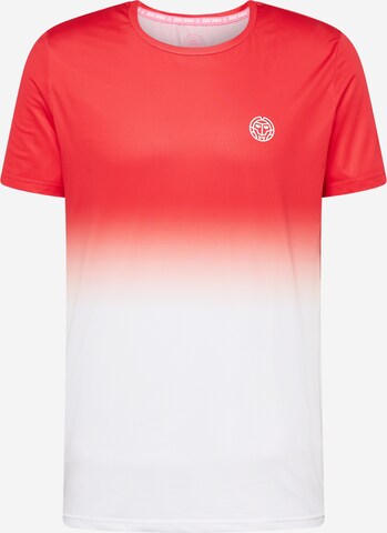 T-Shirt fonctionnel BIDI BADU en rouge : devant