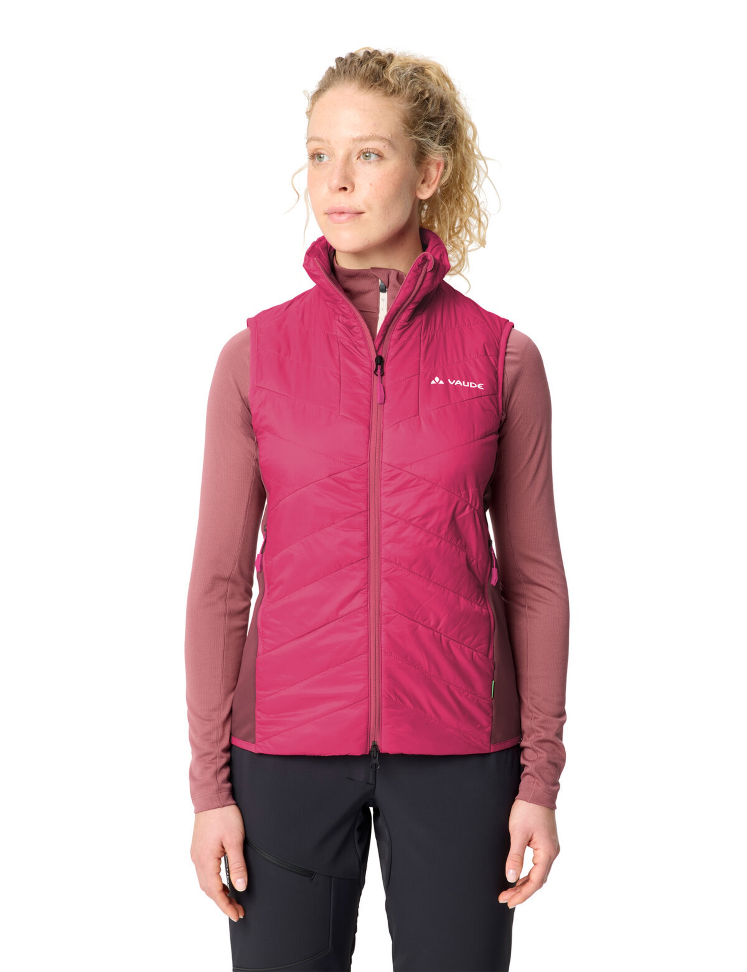 VAUDE Sportweste 'Sesvenna' in Pink: Vorderseite