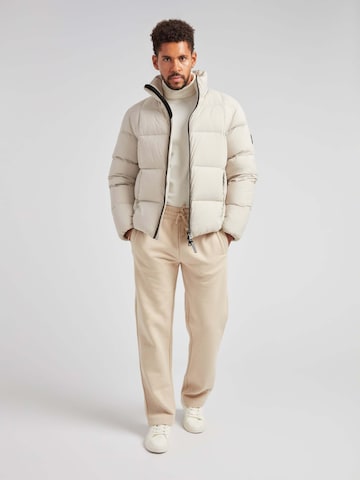 Veste outdoor ' Winter Puffer Rennwagen ' JACK1T en blanc