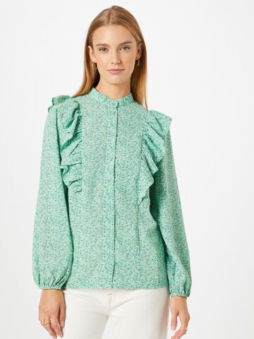 Love & Divine Blouse in Green: front