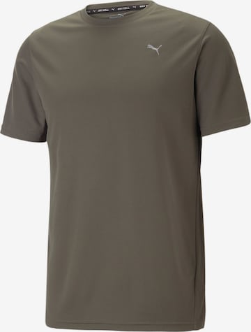 T-Shirt fonctionnel PUMA en vert : devant