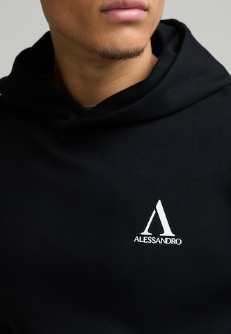 Sweat-shirt 'Fossano' Alessandro Zavetti en noir