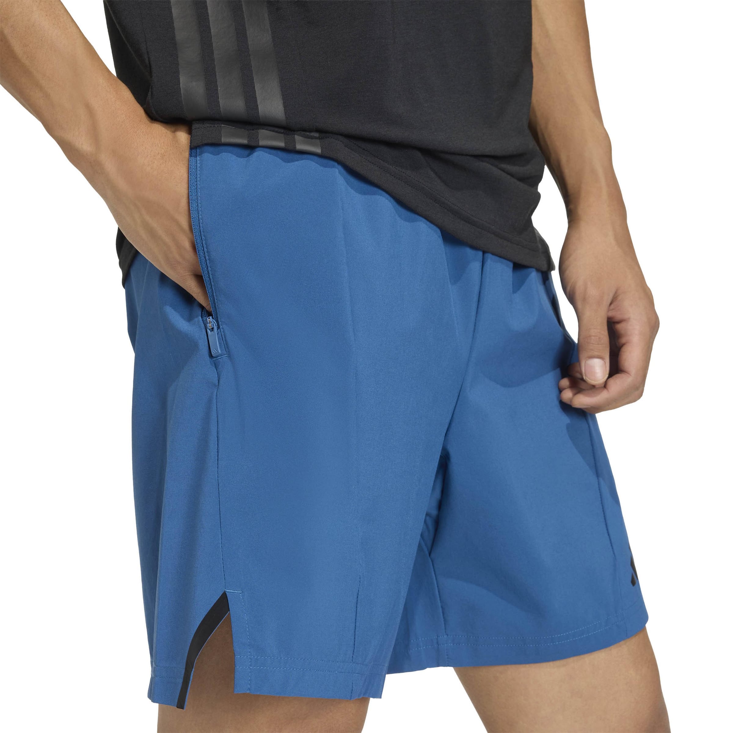 ADIDAS PERFORMANCE Loose fit Workout Pants 'D4T' in Blue