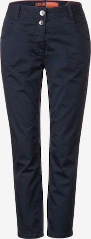 Coupe slim Pantalon 'Scarlett' CECIL en bleu : devant