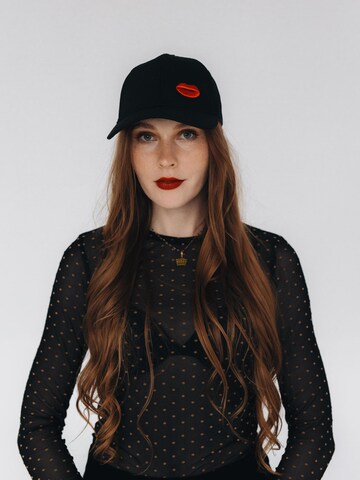 Casquette 'Red Lip' RADADA en noir