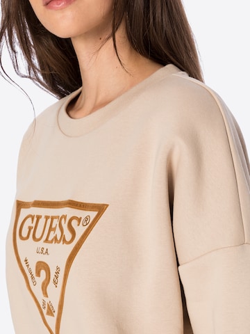 GUESSSweater majica 'ROXI' - bež boja