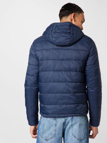 !Solid Winter Jacket in Blue