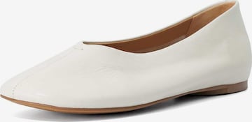 Ballerines Dune LONDON en blanc : devant