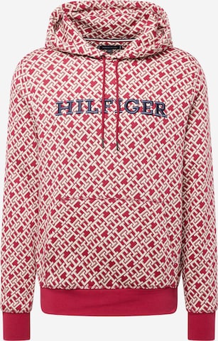 Felpa di TOMMY HILFIGER in rosso: frontale