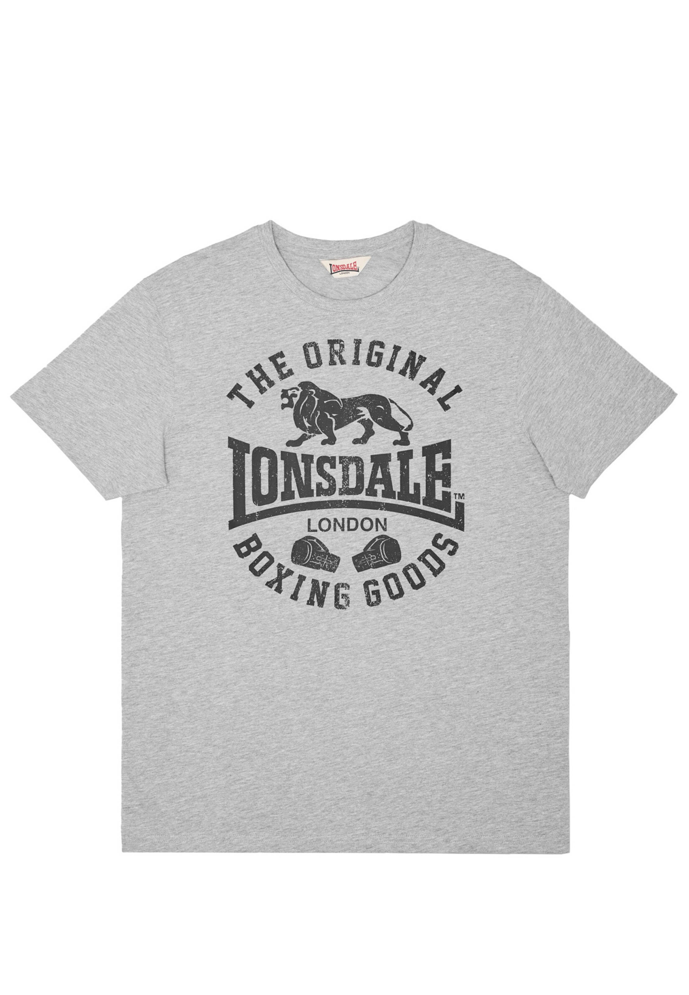 LONSDALE - Camiseta 'Grinton' en gris: frente