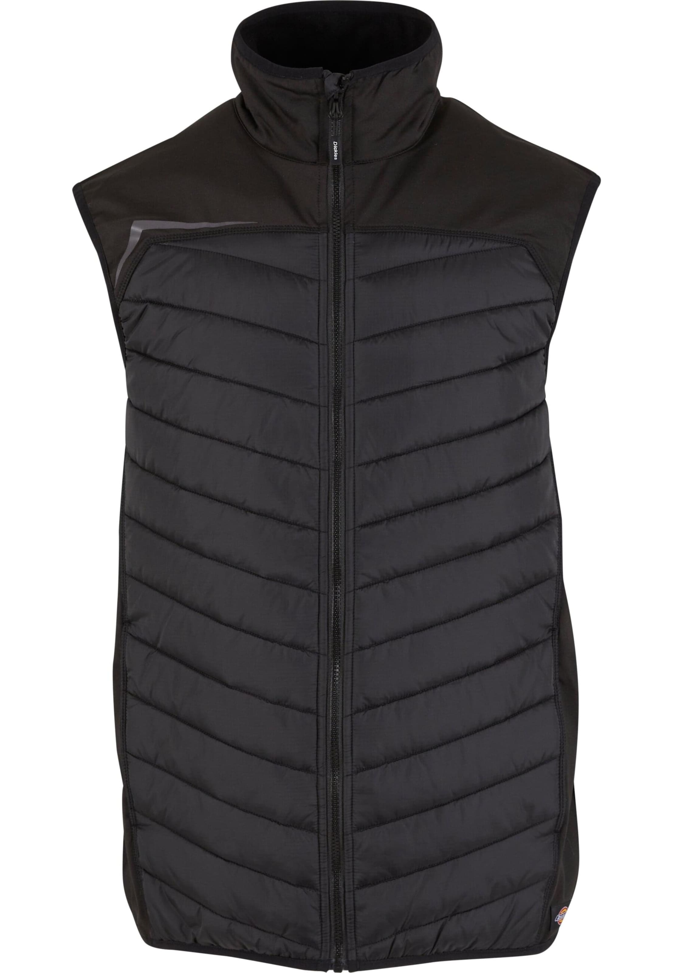 Gilet di DICKIES in nero: frontale