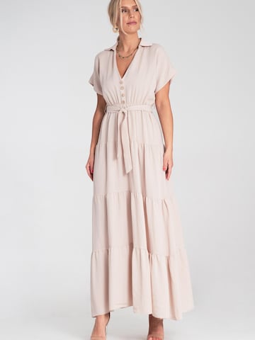 Figl Cocktailkleid 'M1195'‌‌‌‌‌‌‌‌‌‌ in Beige: Vorderseite