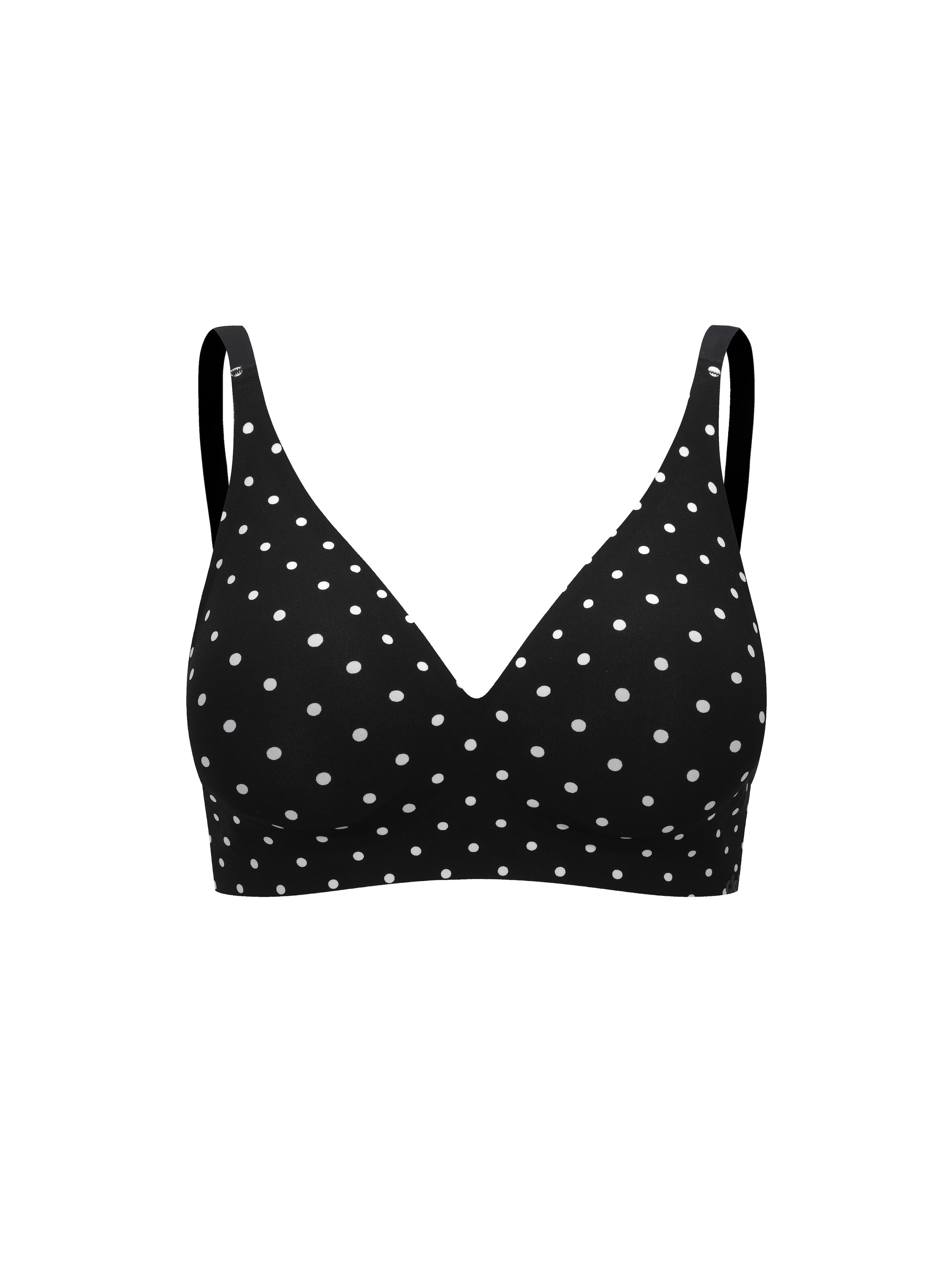 cfab (formerly creamy fabrics) Push-up Bra 'Comfort Push-Up BH' in Black: front