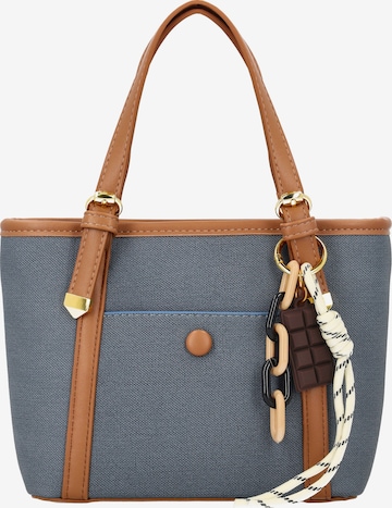 Usha - Mala de ombro em azul: frente