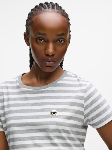 Karl Lagerfeld Тениска в бяло