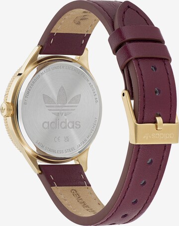 ADIDAS ORIGINALS Analog Watch 'Ao Fashion Edition Three Small' in Red