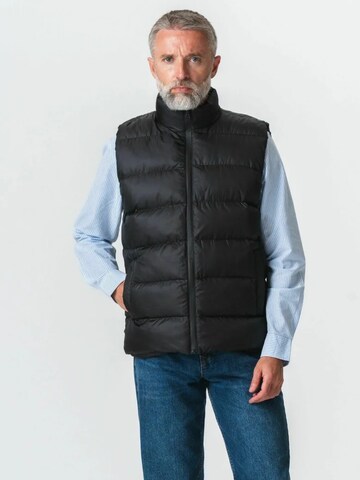 TEESHOPPEN Liivi ' Puffer Vest ' värissä musta: etupuoli