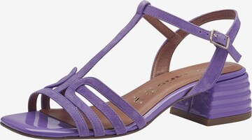 TAMARIS Sandalen met riem in Lila: voorkant