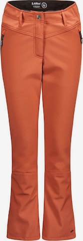 KILLTEC Regular Workout Pants in Orange: front