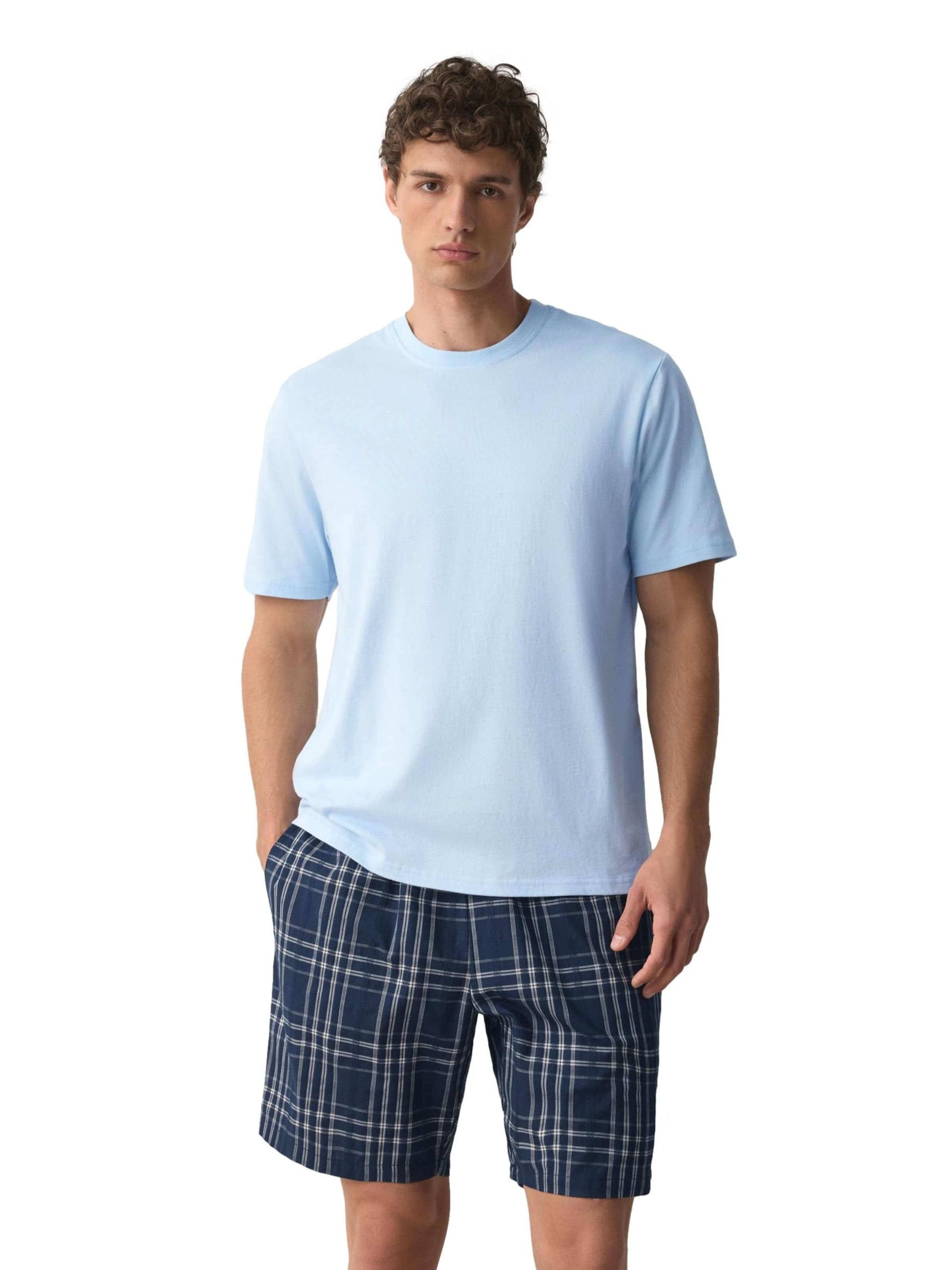 Pyjama court Next en bleu : devant
