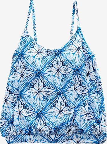 Tankini top de la Next pe albastru: față