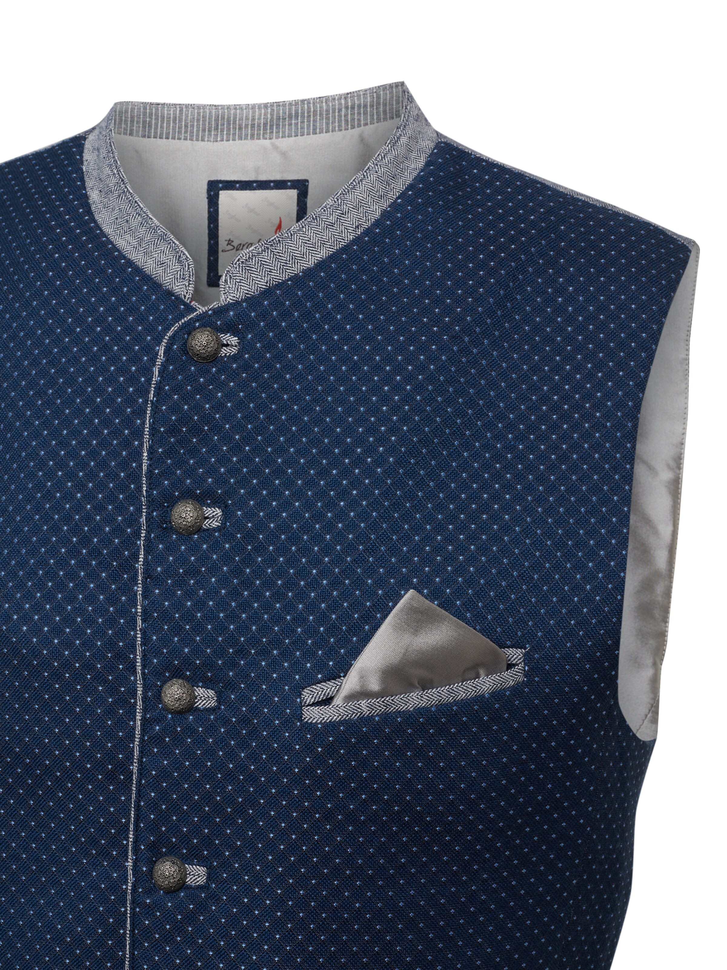 STOCKERPOINT Traditional vest 'Markus' in Blue