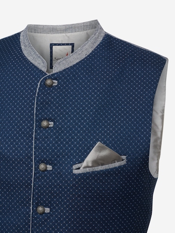 STOCKERPOINT Traditional Vest 'Markus' in Blue