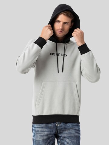 Sweat-shirt CIPO & BAXX en gris