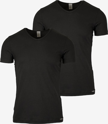 Olaf Benz T-Shirt ' V-Neck 'RED 1601' 2-Pack ' in Schwarz: predná strana