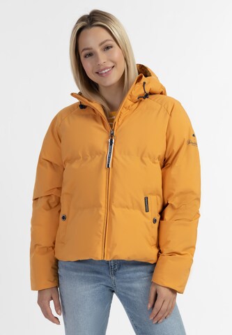 Schmuddelwedda - Chaqueta funcional en amarillo: frente
