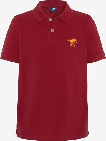 Polo Sylt Shirt in Red: front