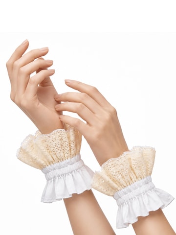 Christine on the clouds - Calentador de brazos 'Sleeve cuffs' en blanco