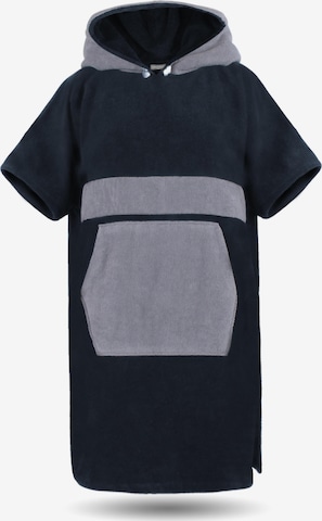 normani Badeponcho in Blau: Vorderseite