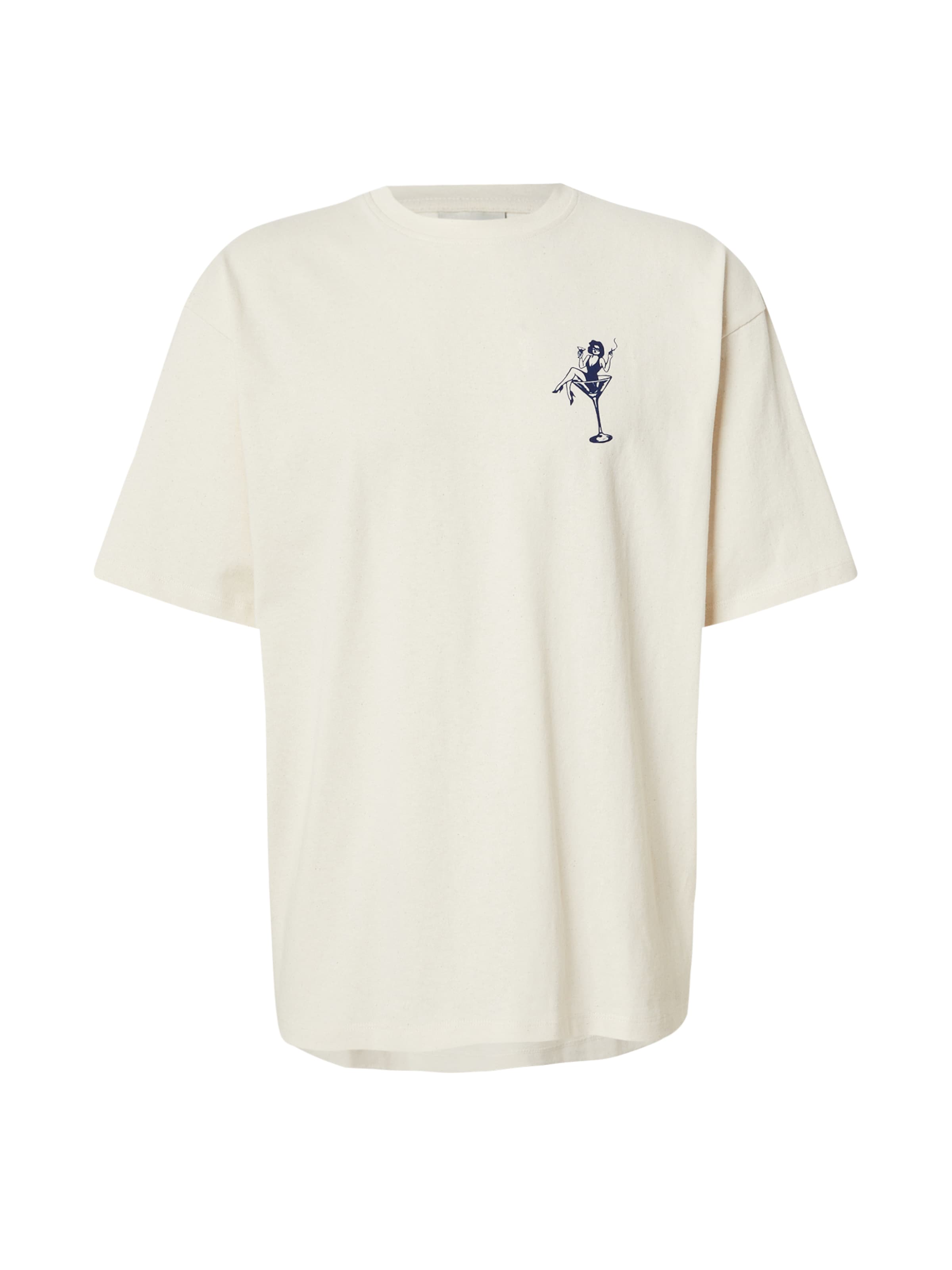 Kaotiko Koszulka 'CHEERS, DARLING' w kolorze beżowy: przód