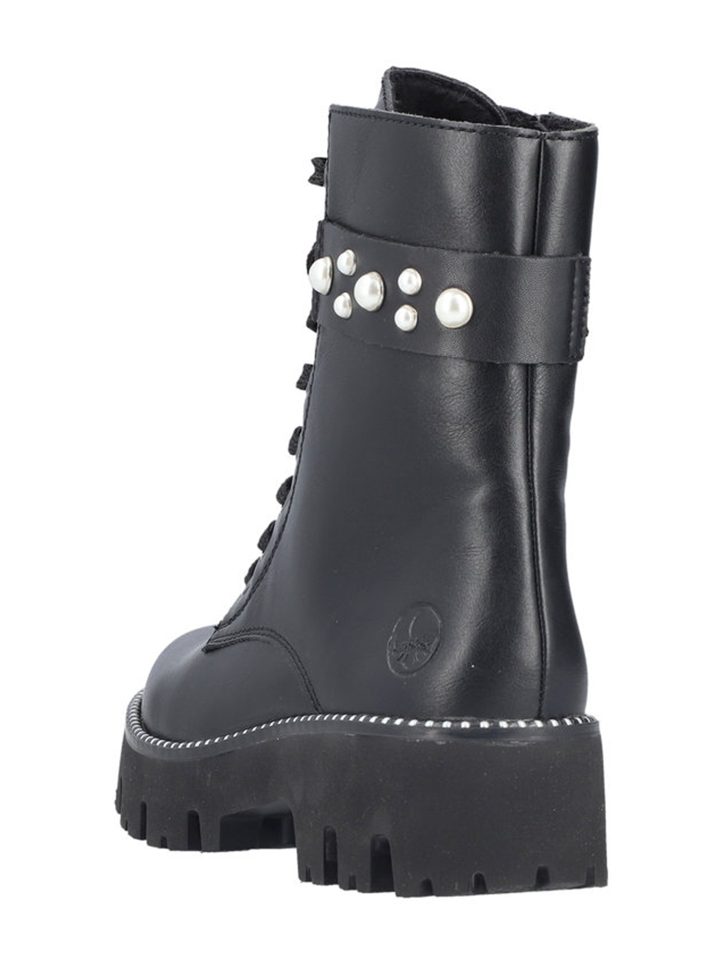 Bottines à lacets Rieker en noir