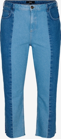 Zizzi Regular Jeans 'GALE' i blå: framsida