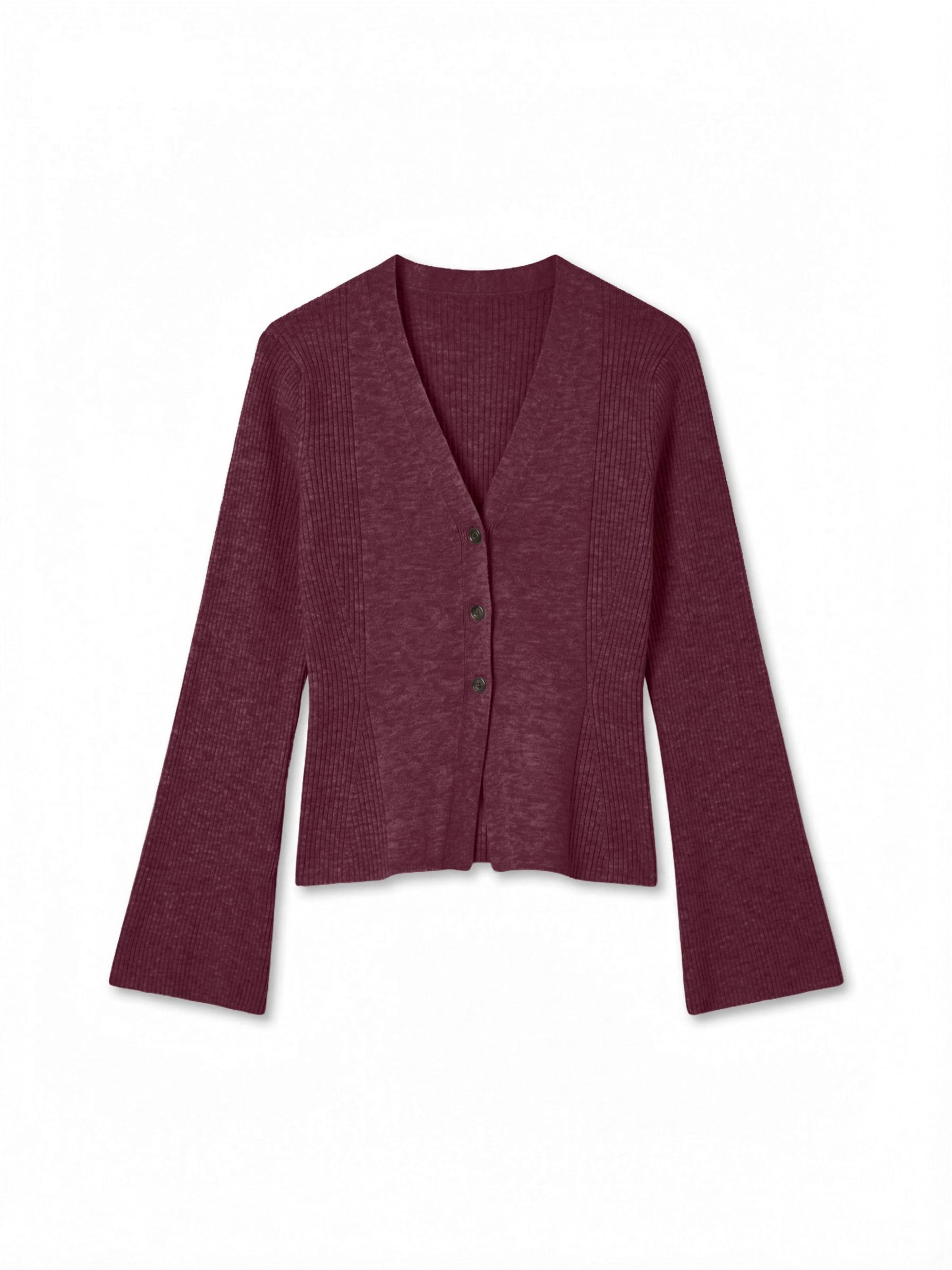 Cardigan 'VMMarla' VERO MODA en rouge : devant