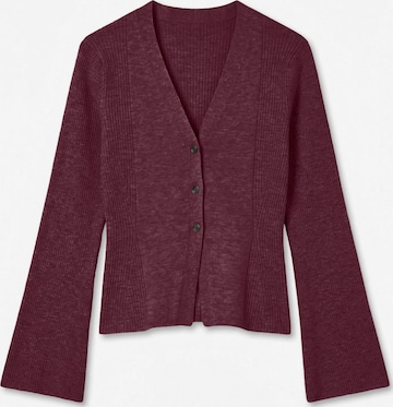 Cardigan 'VMMarla' VERO MODA en rouge : devant